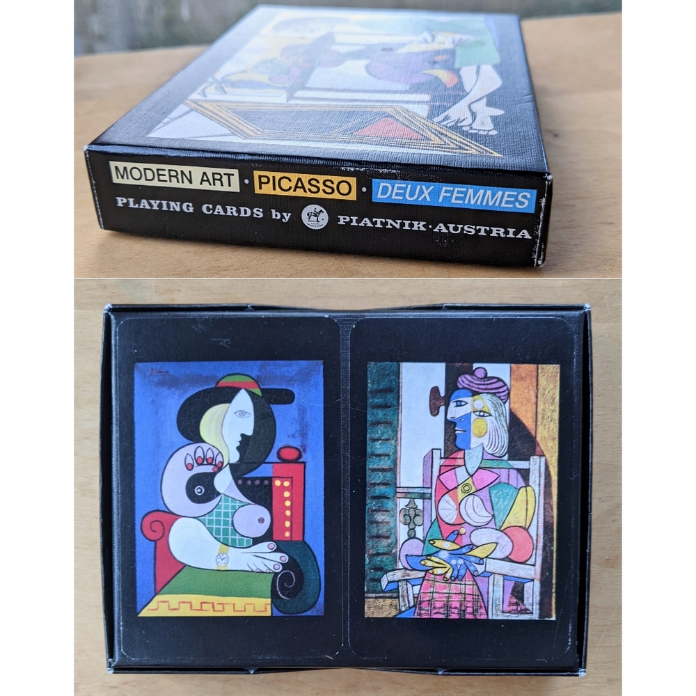 Picasso Playing Cards by PIATNIK AUSTRIA 2 Decks Modern Art Box NWOT